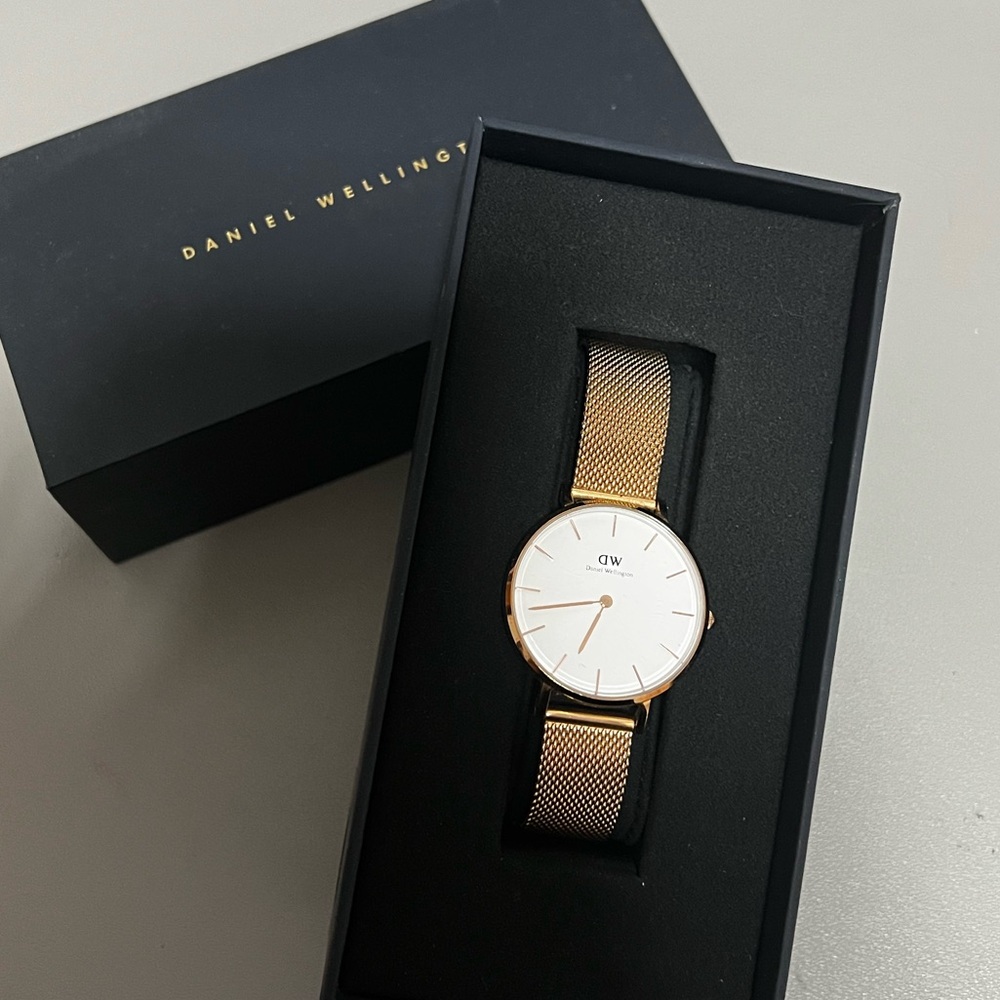 Daniel Wellington Gold Mesh Watch